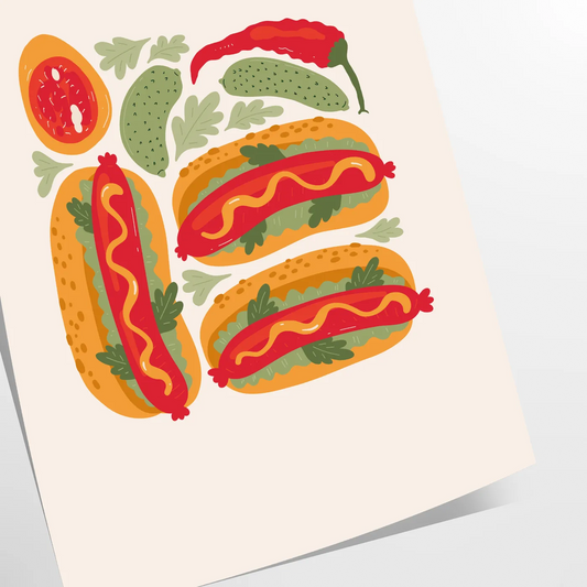 kitchen 73 Art poster stylish blend gray orange captivating wall trendy flair space perfect gift unique decor piece standalone print convenience