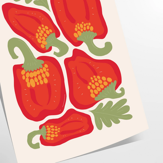 kitchen 84 poster vibrant blend green red hues eye wall art perfect gift culinary enthusiast framed print unframed artwork ideal addition home decor